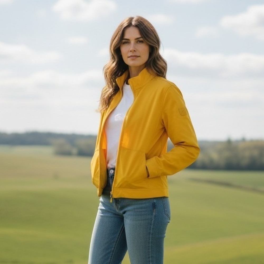 Appleseed's Petites Bomber, Preppy, Costal, Full‎ Zip Lightweight Jacket